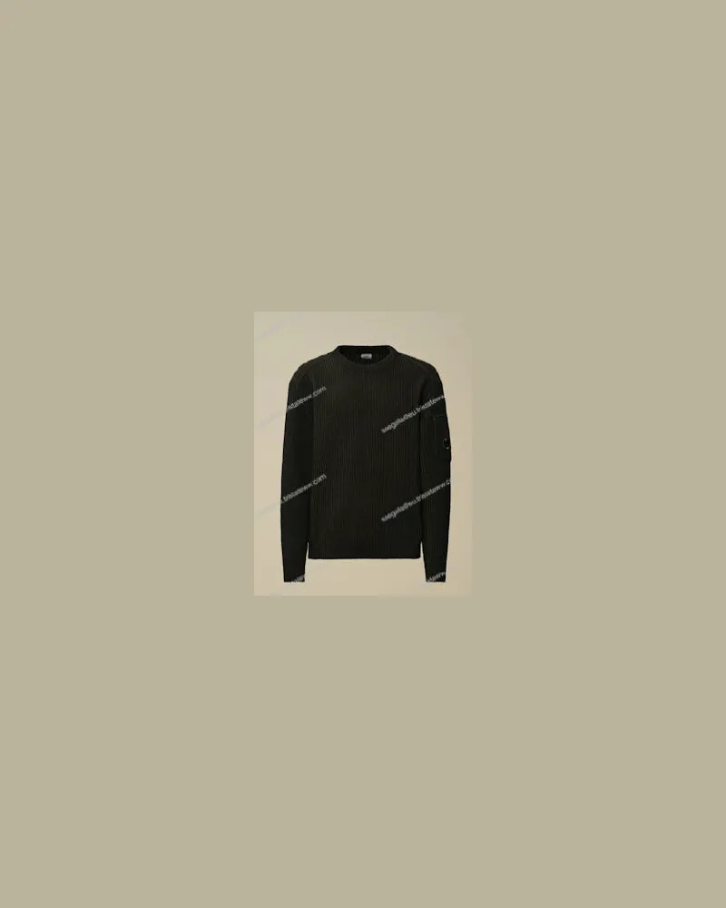 C.P. Company C.P. Firmenpullover schwarz Black