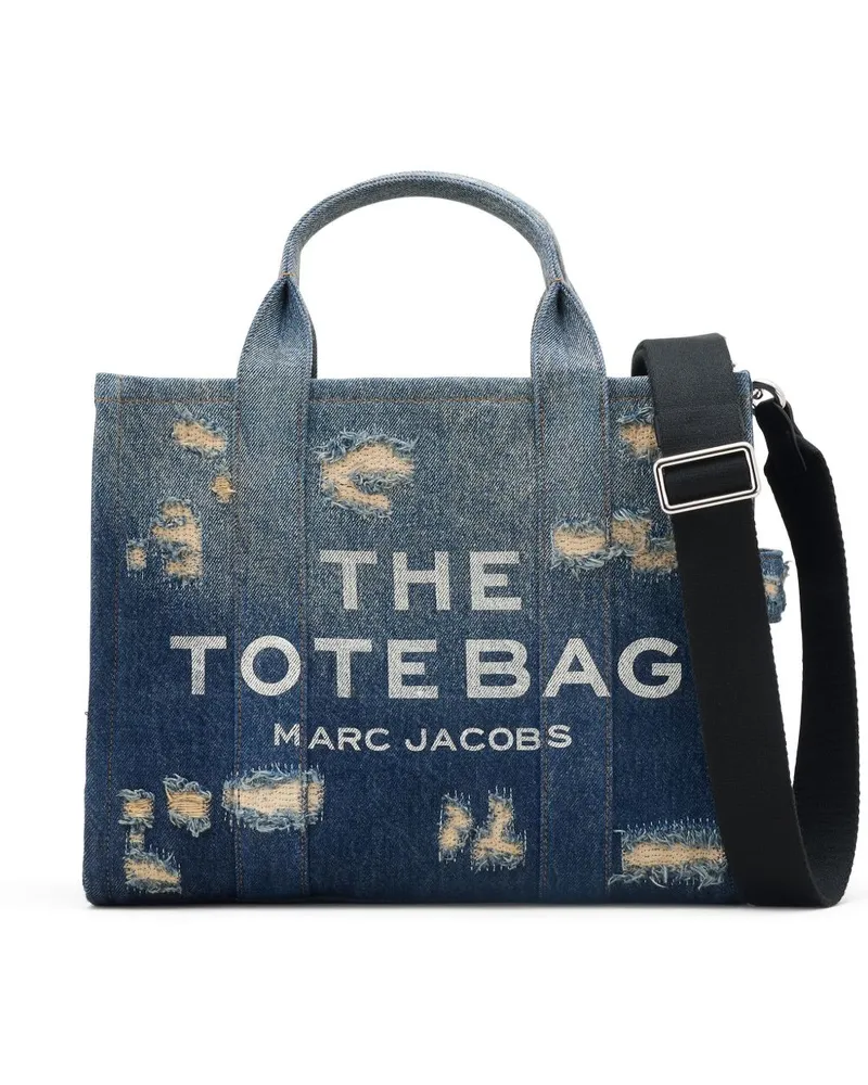 Marc Jacobs die mittelgroße Baumwolltasche Blue