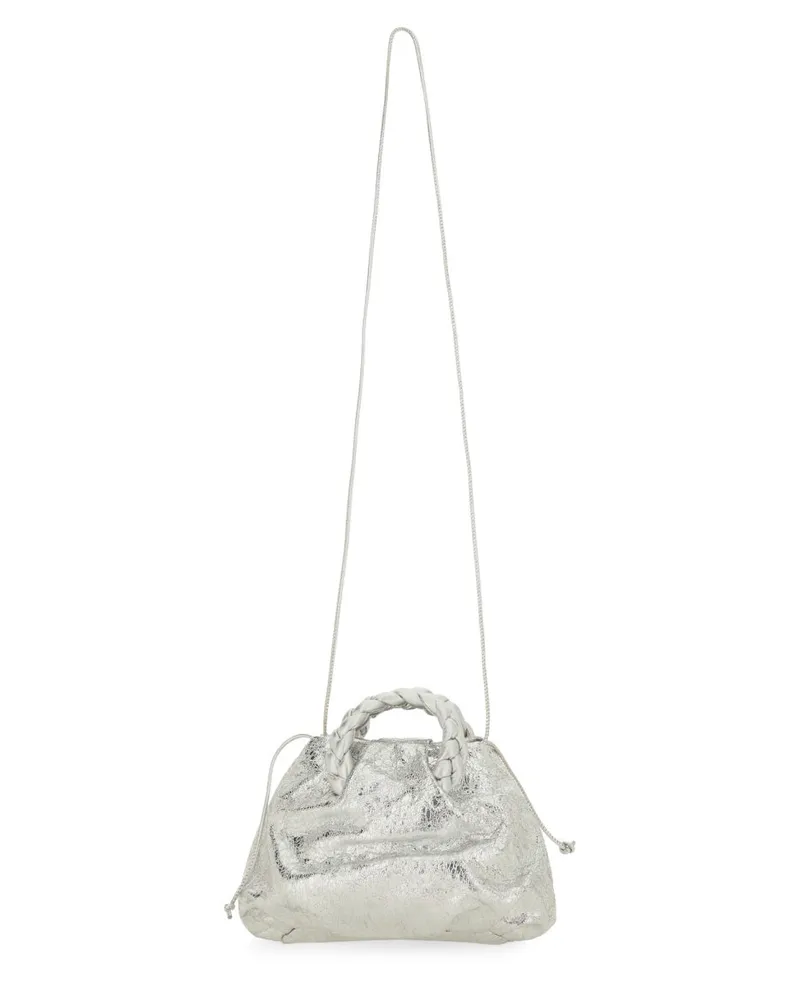 HEREU Hierum "Bombon Crinkled Metallic" -Tasche Silver