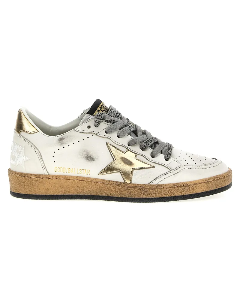 Golden Goose Ball Star' Sneakers Gold