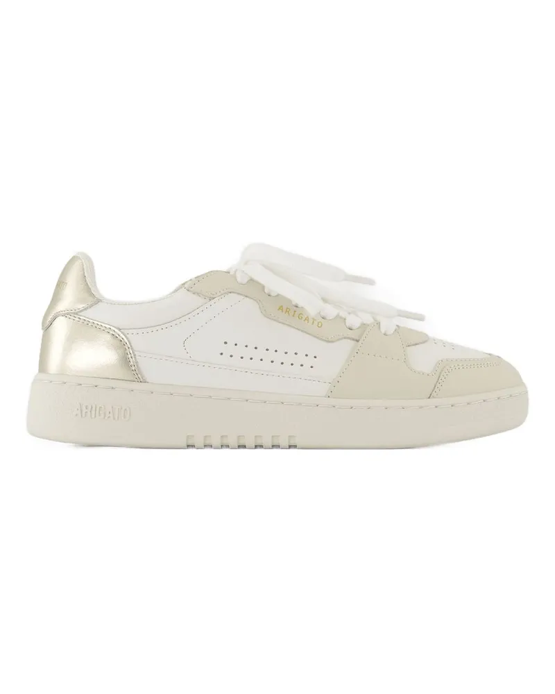 Axel Arigato Würfel lo Sneakers  Leder Weiß/Gold White