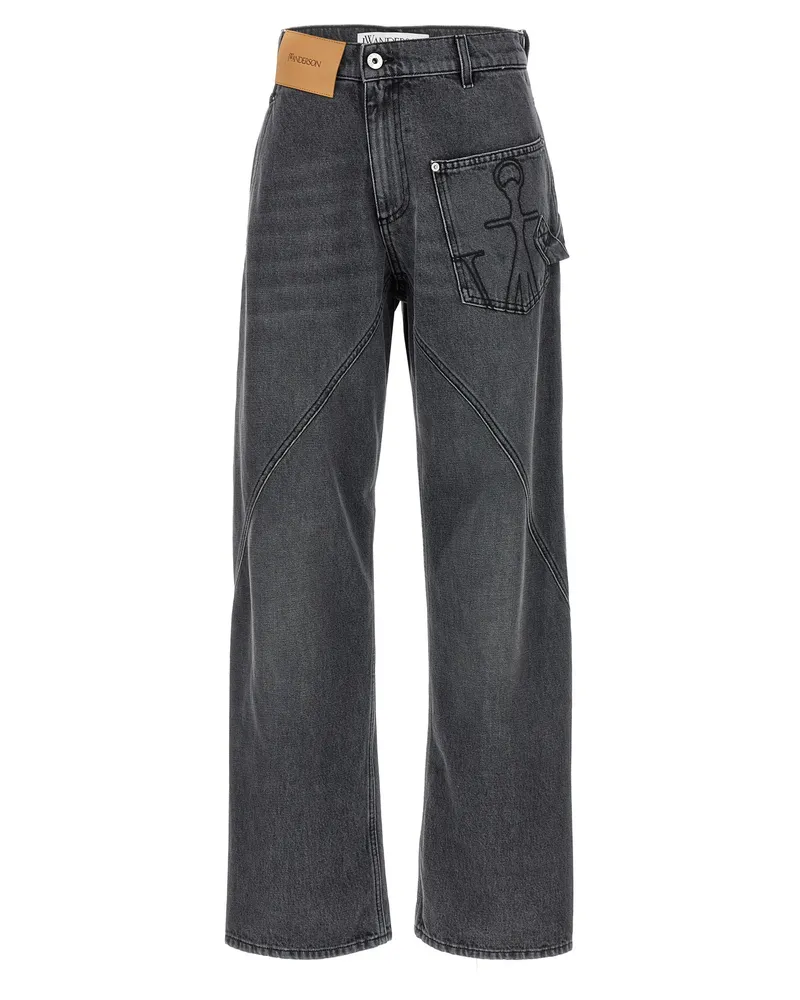 J.W.Anderson Twisted Workwear' Jeans Gray