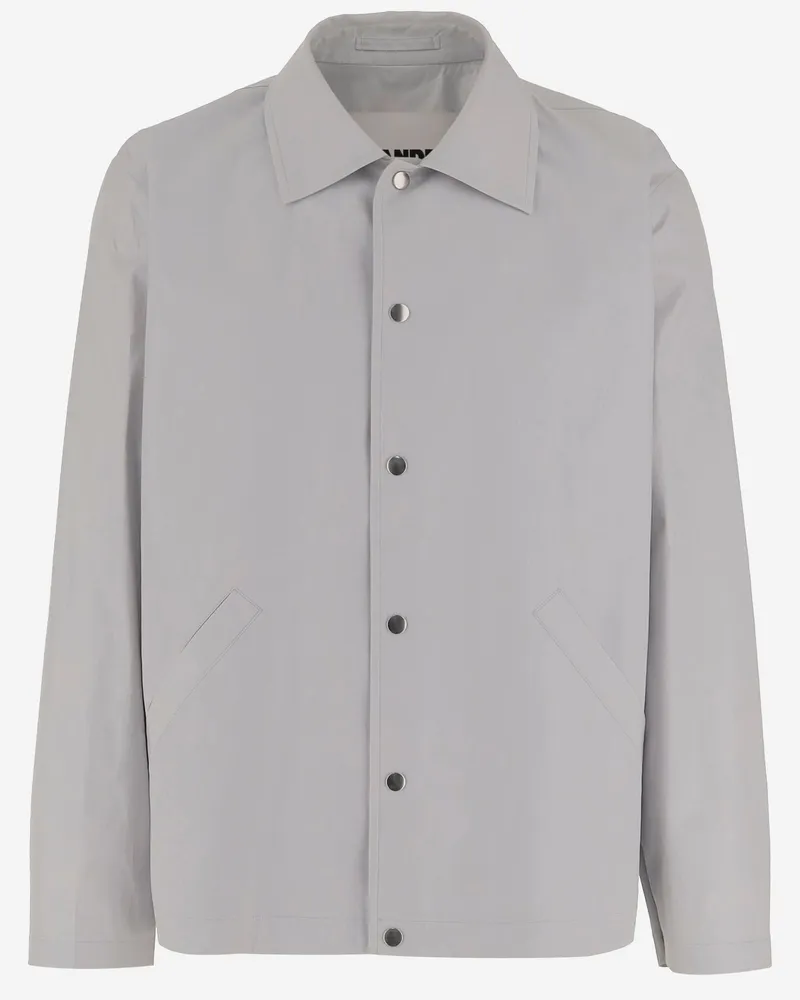 Jil Sander Baumwolljacke mit Logo Light