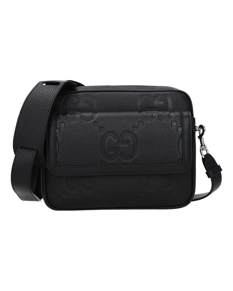 Gucci Umhängetaschen Jumbo Männer Leder schwarz -
