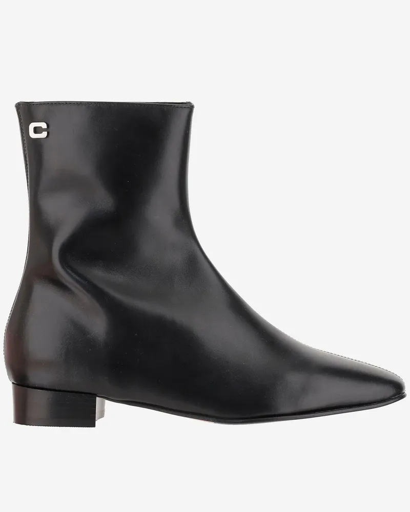Carel Aiglon 24 Leder -Knöchelstiefel Black