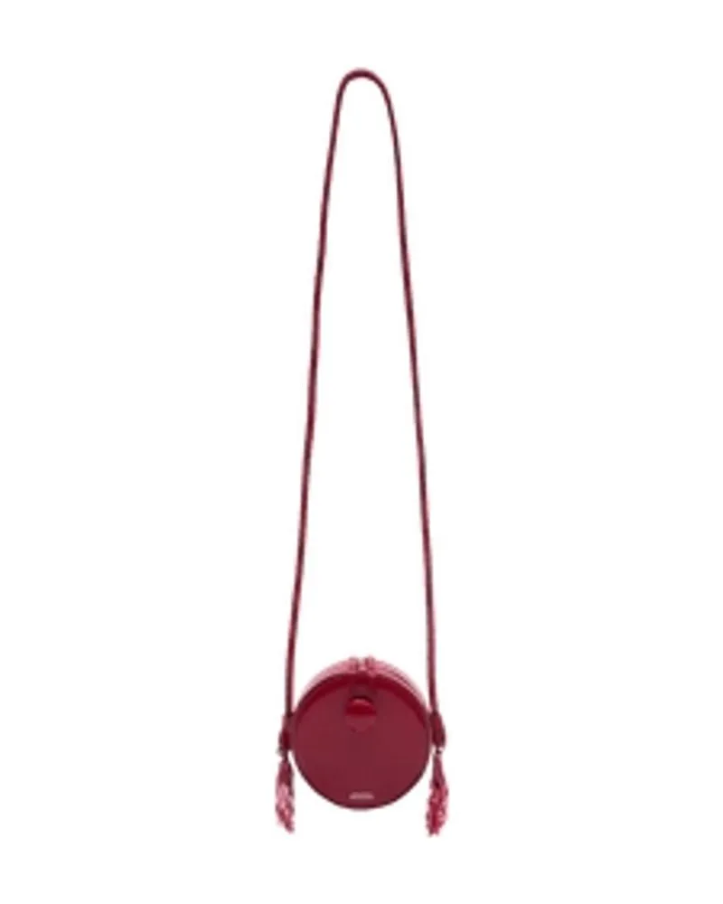 Isabel Marant Houna Gd Umhängetasche  Leder Rot Rot