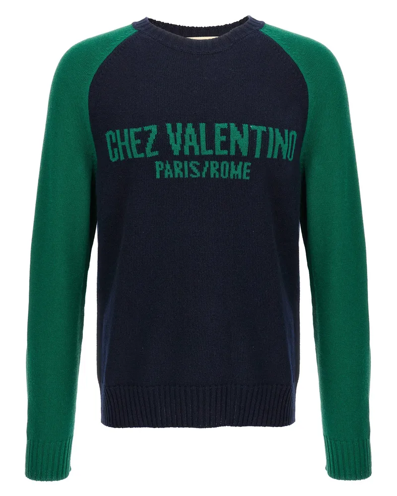 Valentino Garavani Valentino Garavani 'Chez Valentino' Trikot Blue