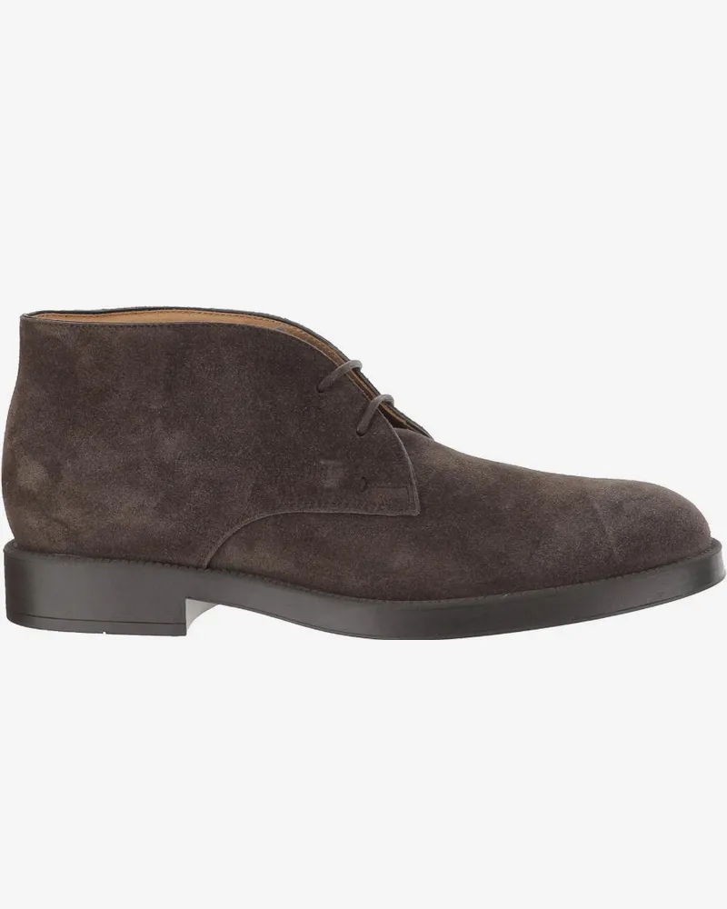 TOD'S Tod 's Wildleder -Wüstenstiefel Brown