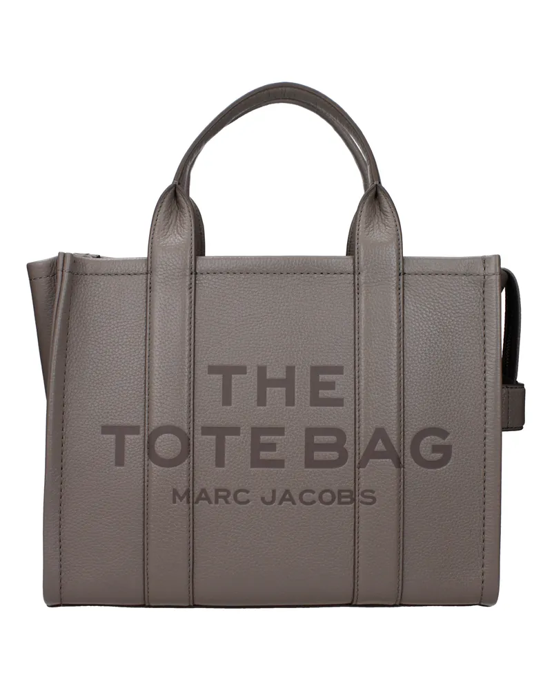 Marc Jacobs Handtaschen Frauen Ledergrau/Beton -