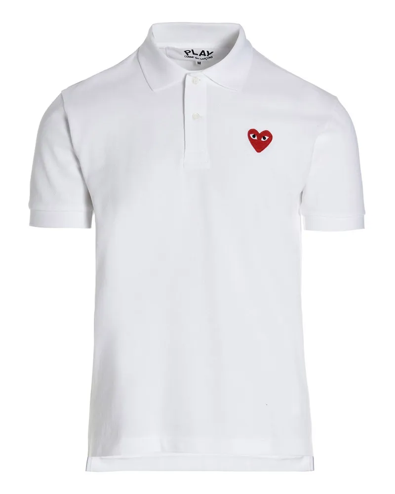 Comme des Garçons Comme des Garçons Logo Patch Polo Shirt spielen White