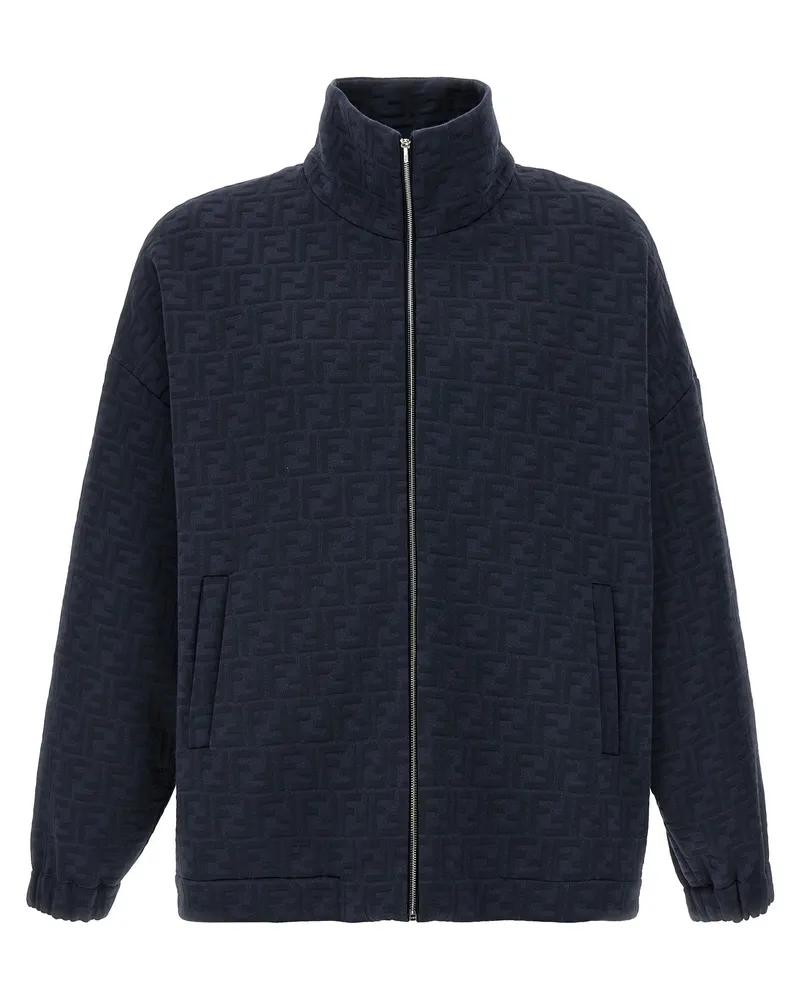 Fendi ff Monogramm Sweatshirt Blue