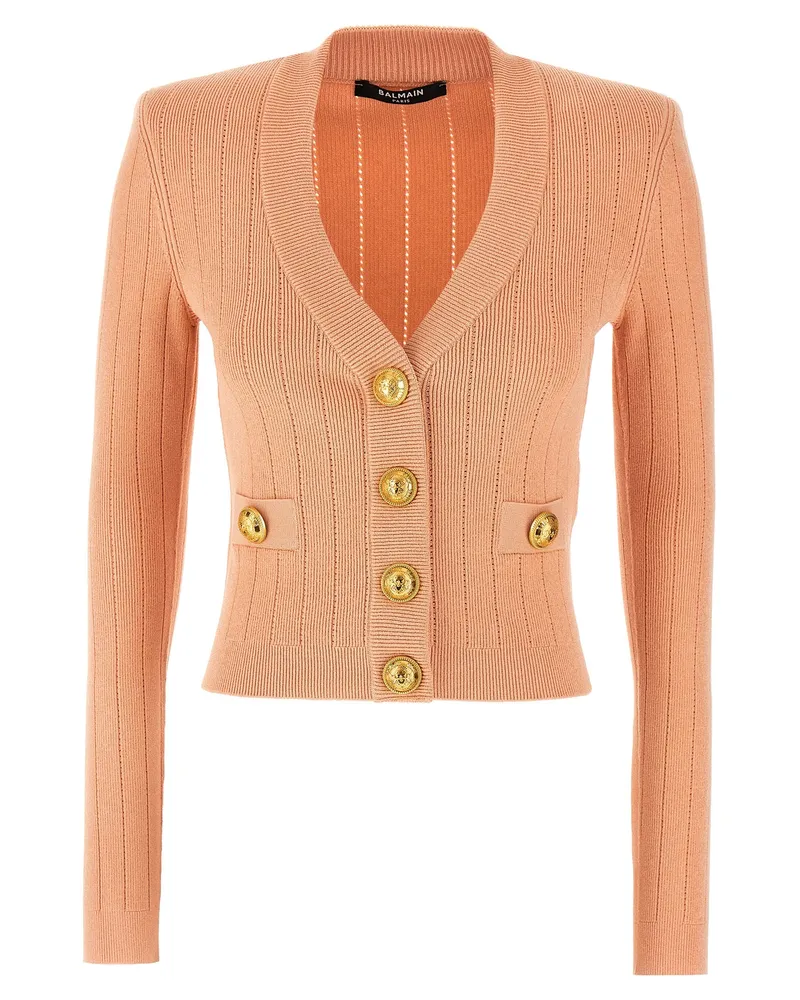 Balmain Chiocciola' Cardigan Pink