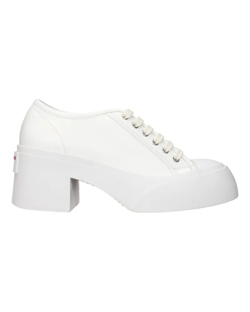 Marni Derby Damens Weißes Leder -