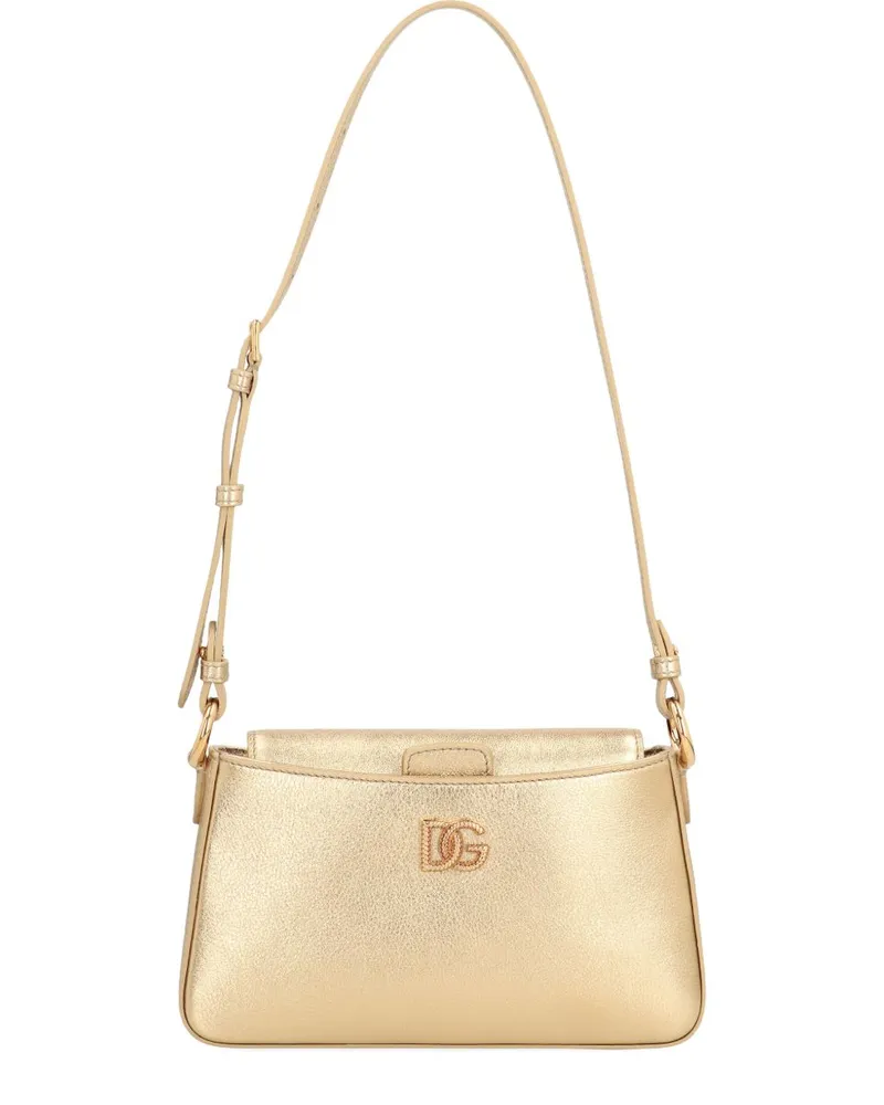 Dolce & Gabbana Leder-Handytasche Golden