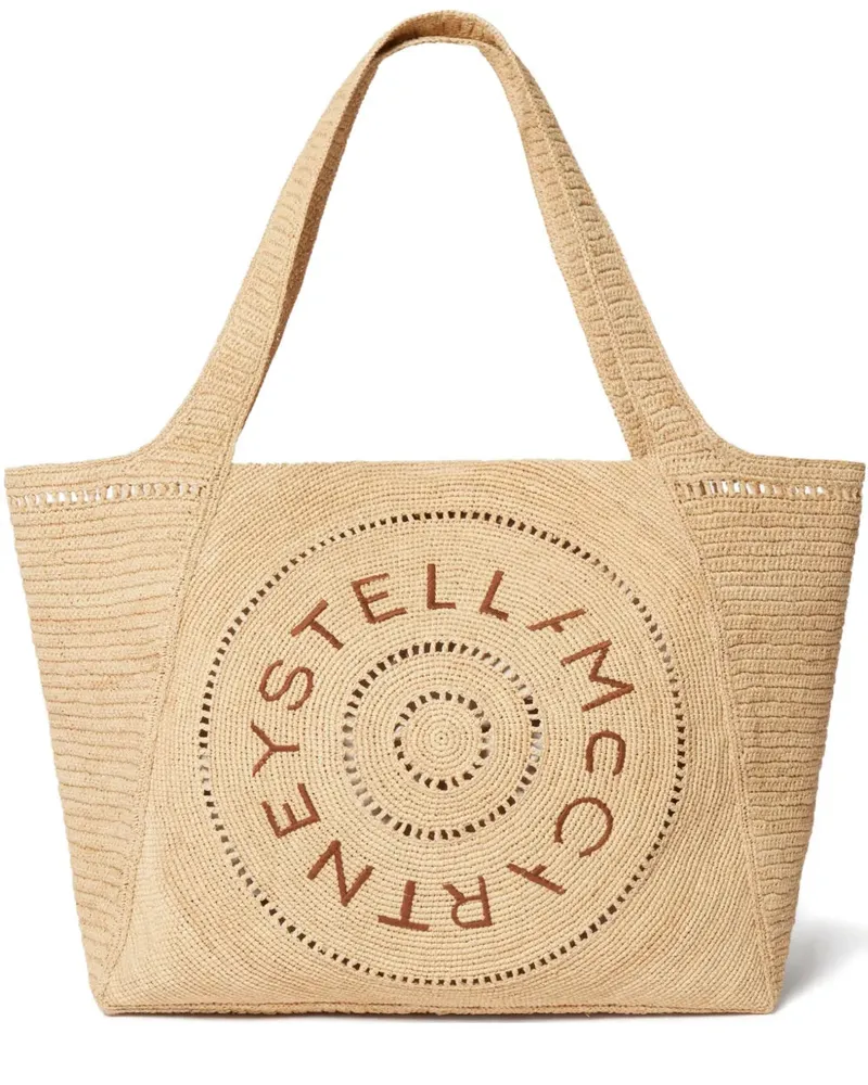 Stella McCartney Lou Tote Tasche mit bestickten Logo 9370