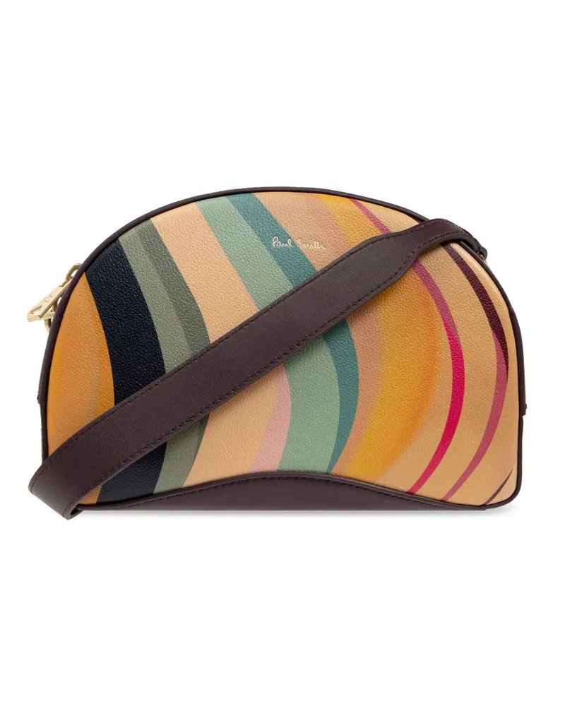 Paul Smith wirbte Leder -Crossbody -Tasche Multicolour