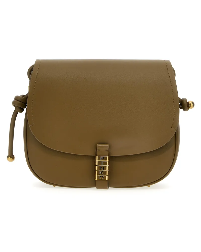 Pinko Saddle Classic' Crossbody -Tasche Grün