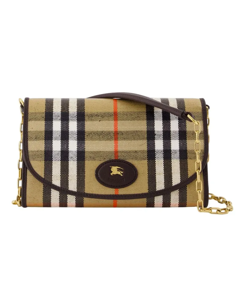 Burberry Highlands Wallet auf der Kette  Cotton Beige Beige