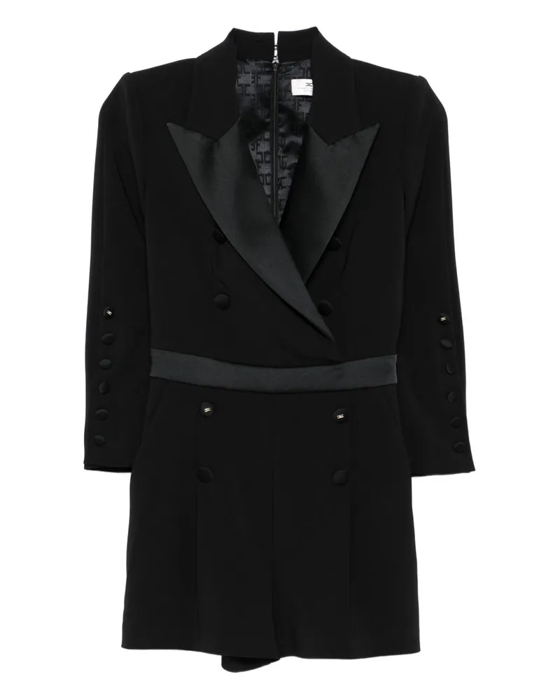 Elisabetta Franchi Short Jumpsuit Black