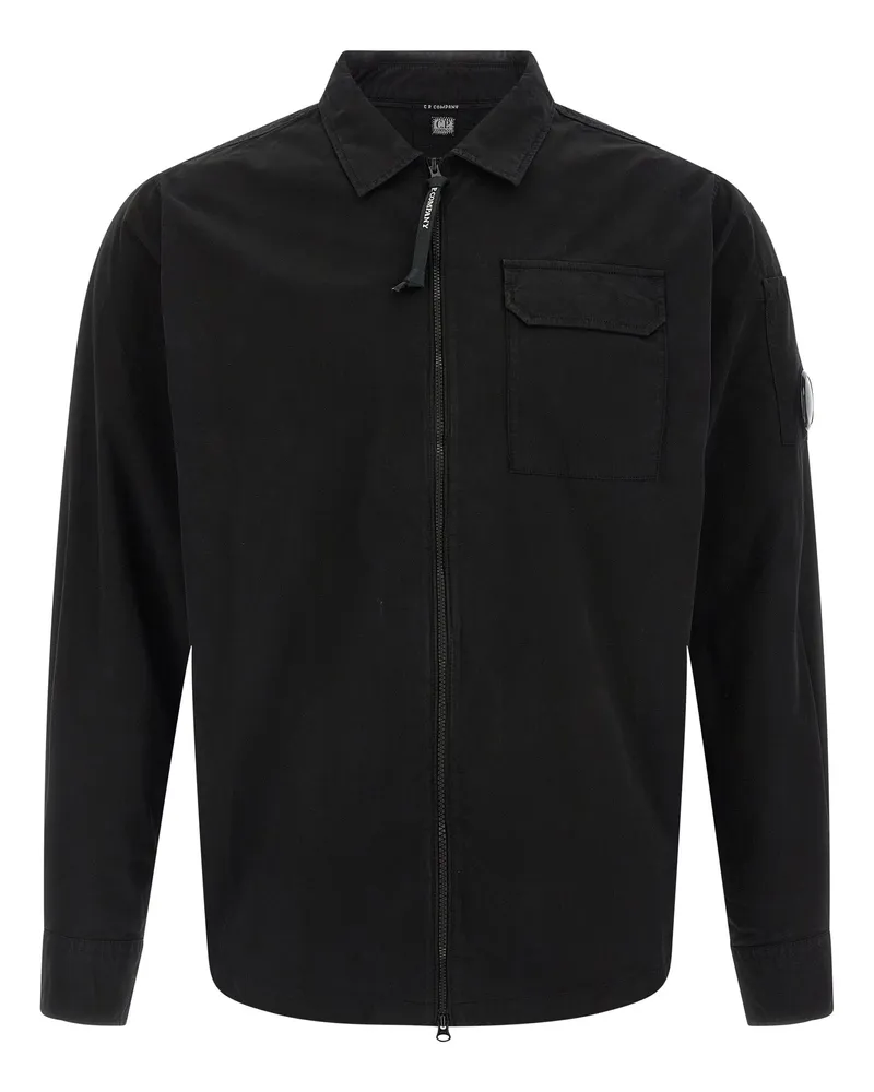 C.P. Company C.P. Firmenzip Overshirt Black