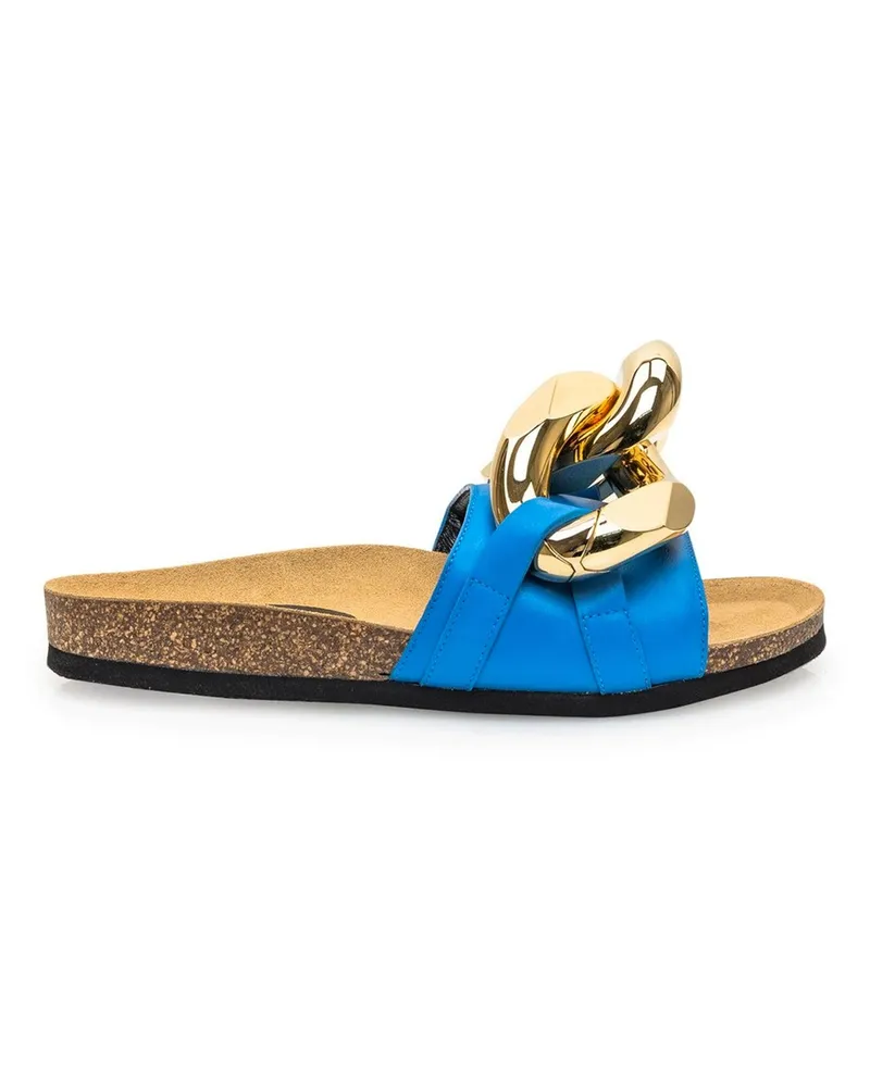 J.W.Anderson JW Anderson Leder flache Sandalen Blau