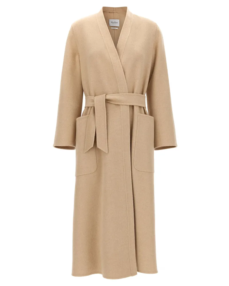 Max Mara Vezzoso' Mantel Beige