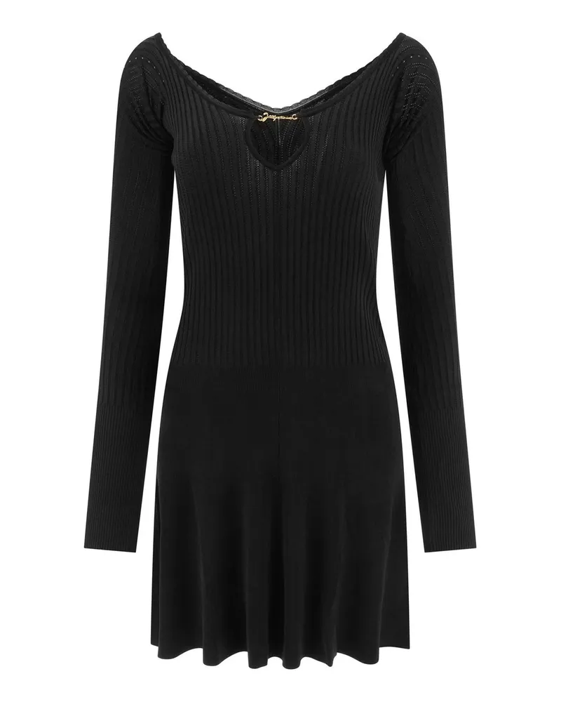 Jacquemus Stretch Mini Kleid Black