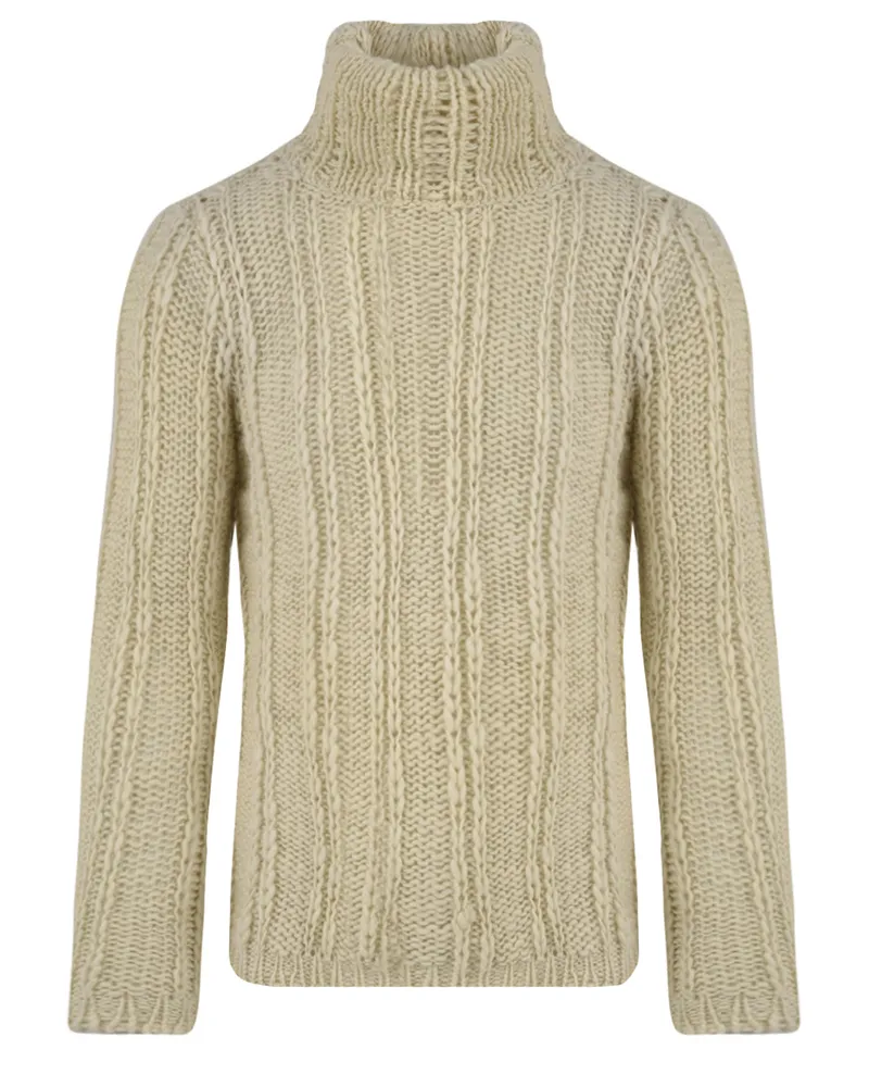Daniele Alessandrini Sweaters Creme Cream