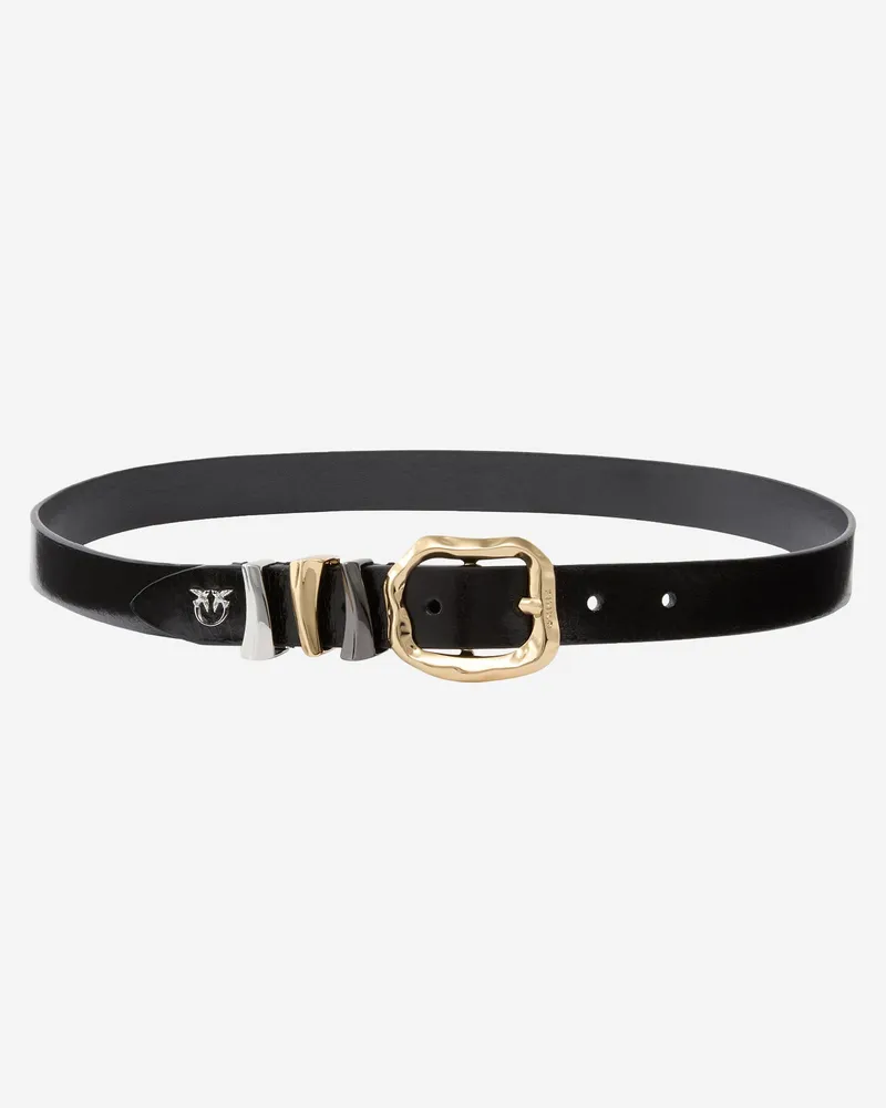 Pinko Pink -Ledergürtel Black