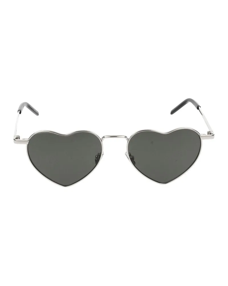 Saint Laurent Sonnenbrille  SL 301 Loulou 001 Silber Silber Grey /17/145 001