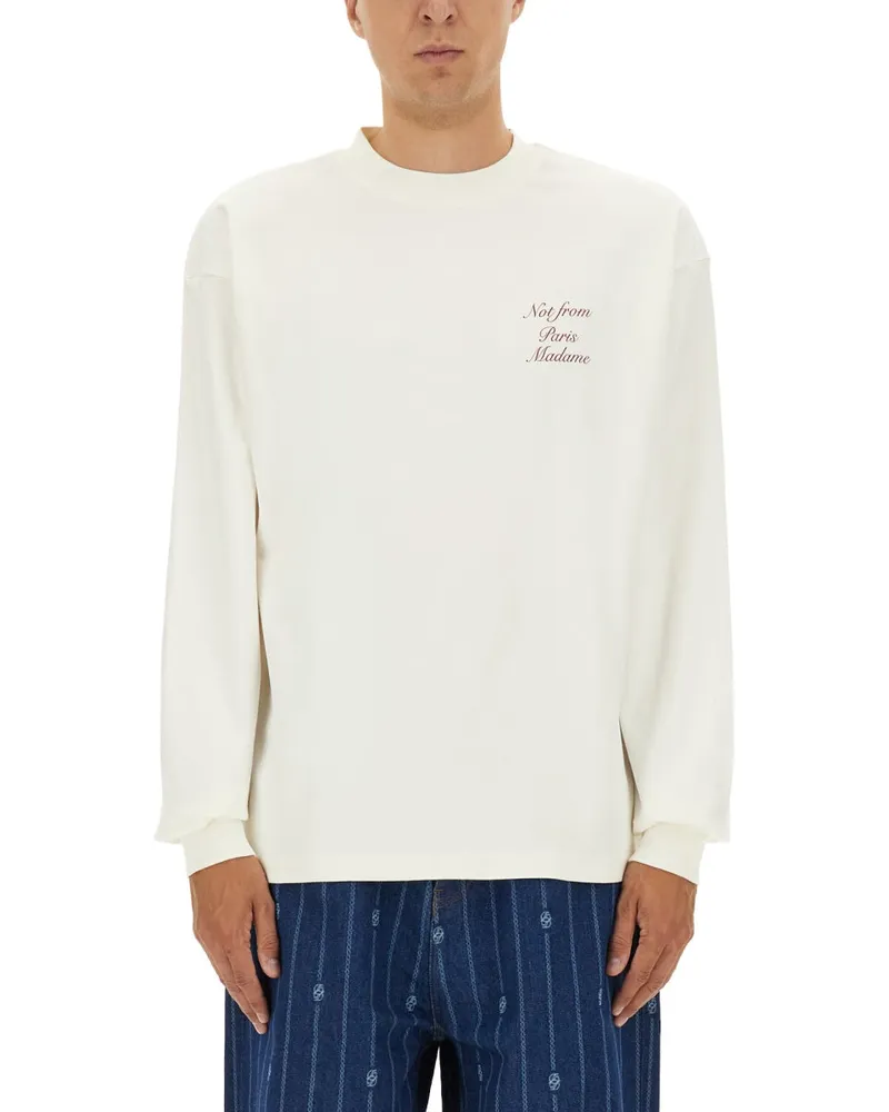 Drôle de Monsieur Baumwoll -T -Shirt White