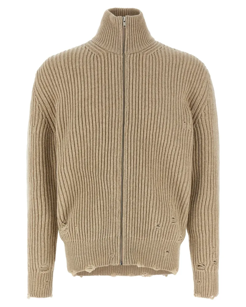 Maison Margiela Distelte Wollmagigan Beige