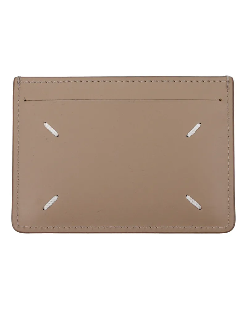 Maison Margiela Damens Dokumentenhalter aus beigem Leder -