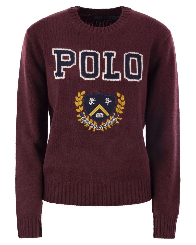 Ralph Lauren Maglione Rich Rugby Multi Bordeaux