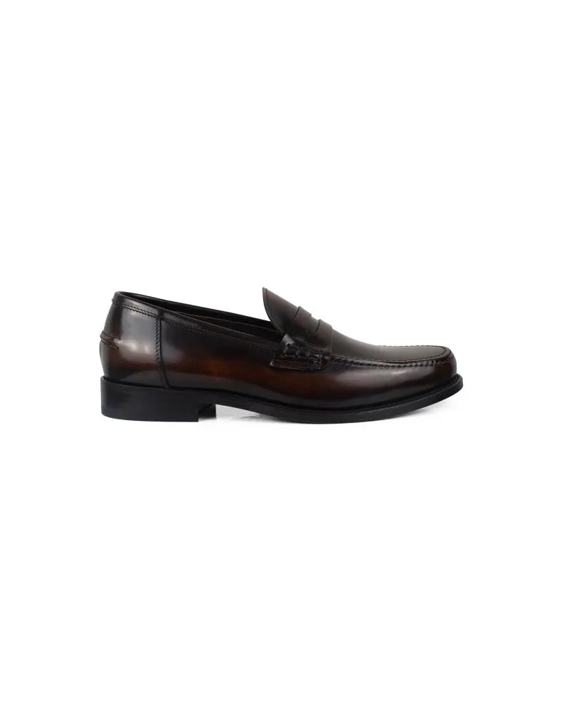 Alberto Leder -Slipper Schuhe Brown