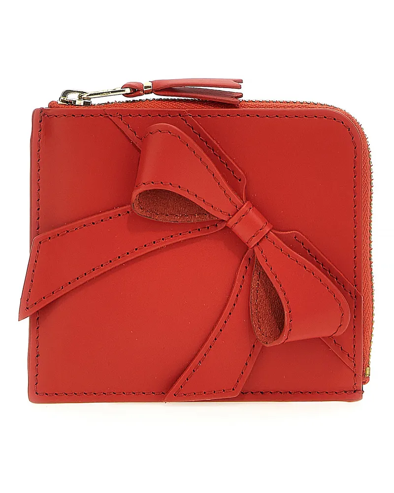 Comme des Garçons Comme des Garçons Brieftasche 'Big Bow' Brieftasche Red
