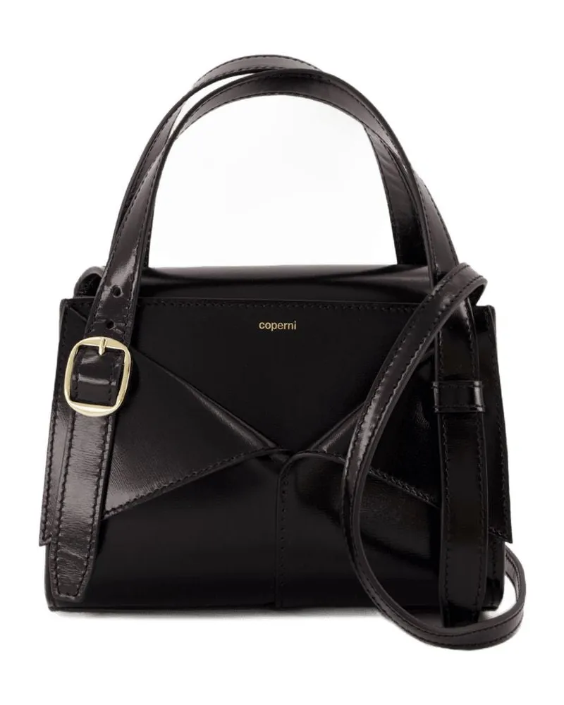 COPERNI Mini -Gürtelbeutel  Leder schwarz Schwarz