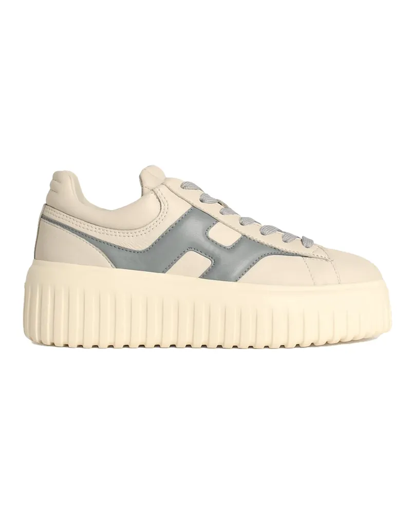 Hogan Sneakers H Stripes Avorio White