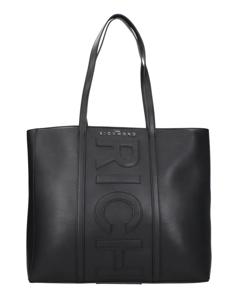 John Richmond Damens Umhängetaschen Polyurethan Schwarz -