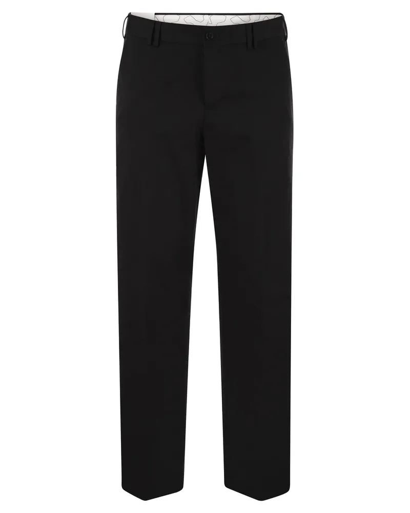 PT TORINO Michael gerade Bein Baumwollwäsche Hose Black