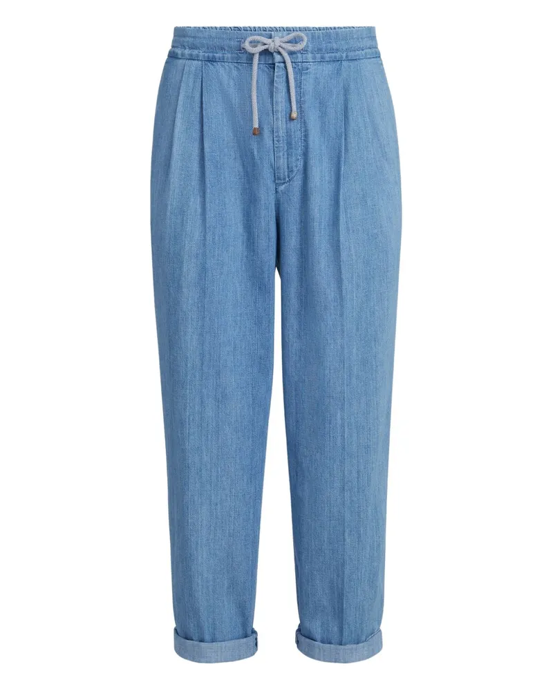 Brunello Cucinelli Baumwollhose Clear