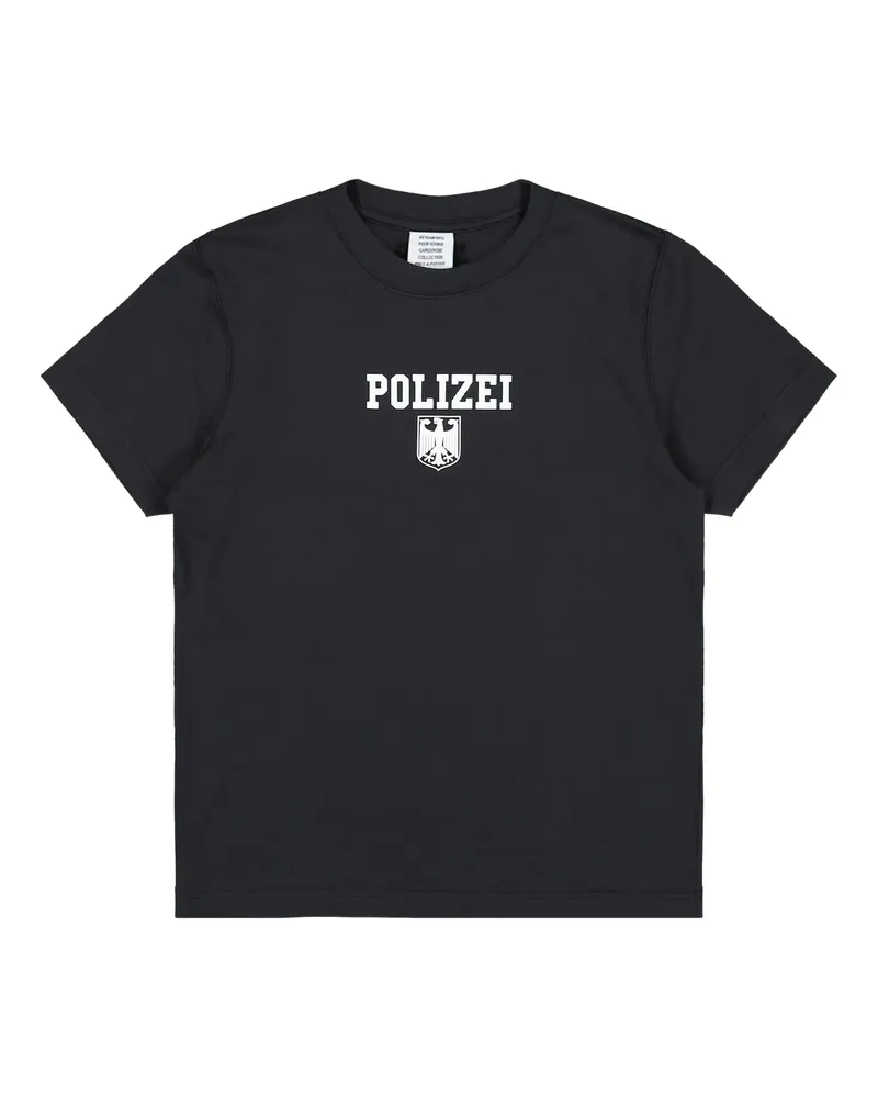 VETEMENTS polizei angepasst T -Shirt -Männer 