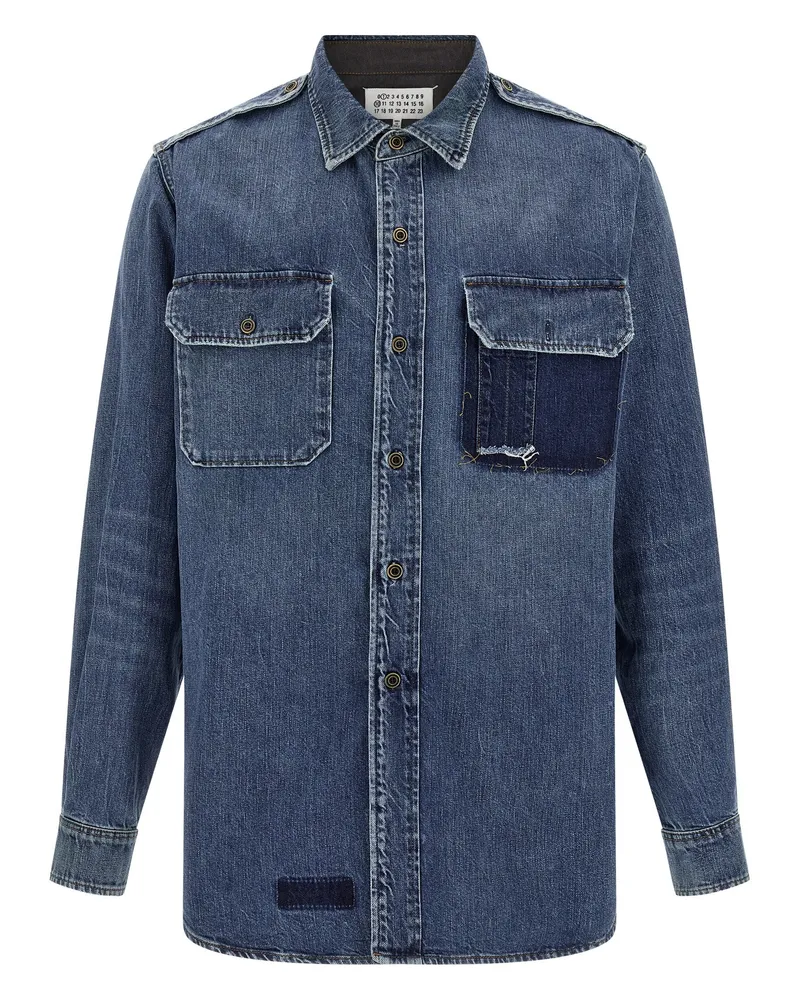 Maison Margiela Jeanshemd Blue