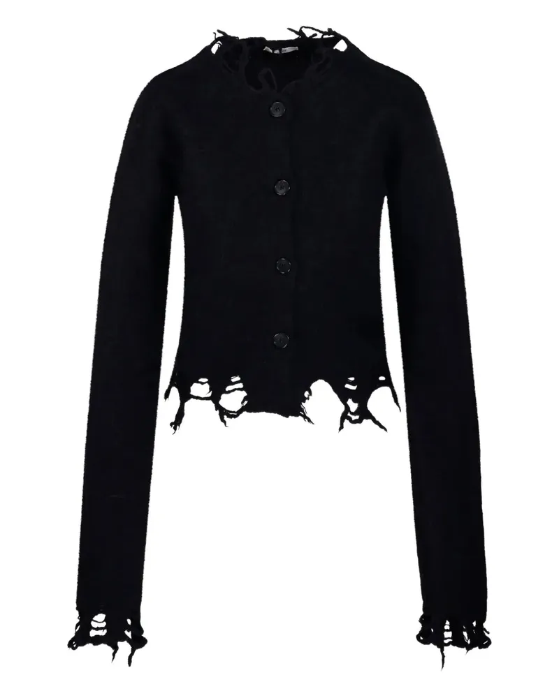 Haikure Destgierte Strickjacke Black