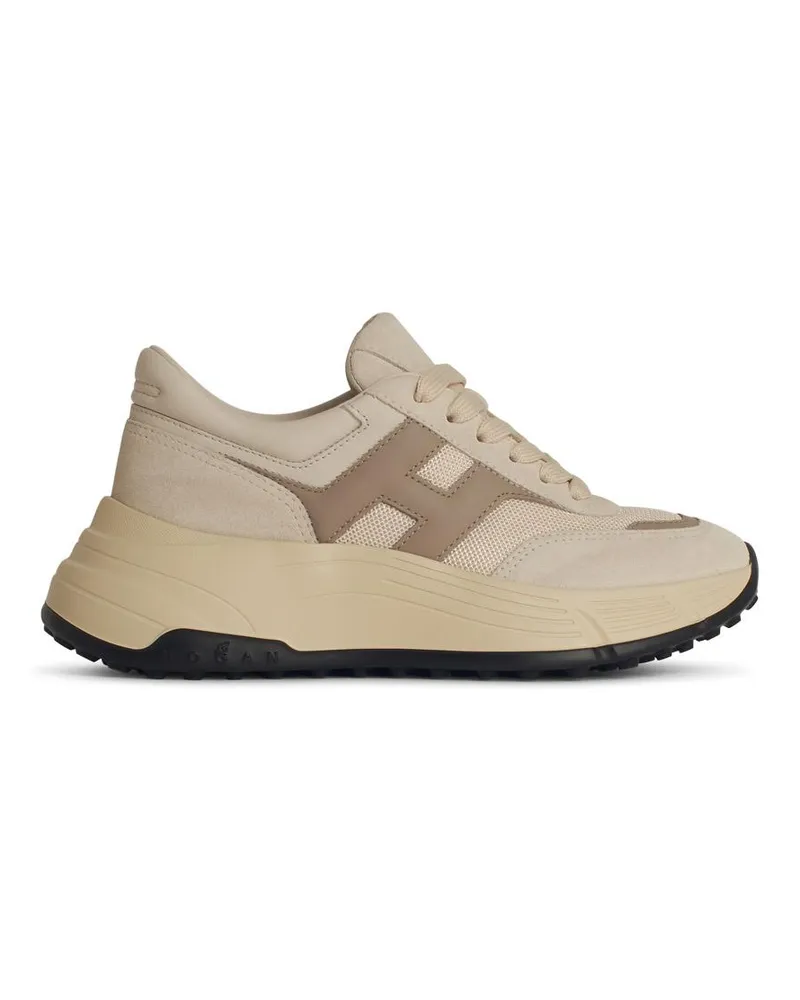 Hogan H669' beige Lear Sneakers Beige