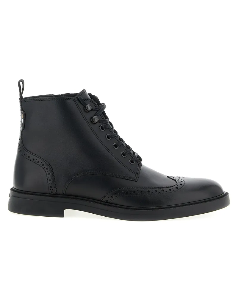 HUGO BOSS Calev Halb' Kampfstiefel Black