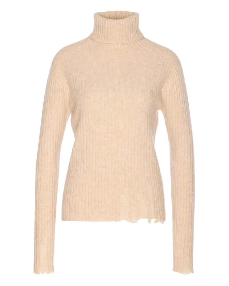 Uma Wang Ripped Cashmere Therck Pullover Uw200