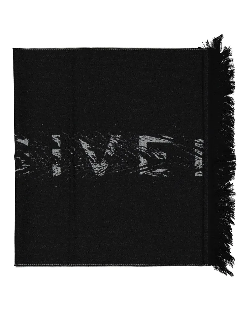 Givenchy Schal mit Logo von  aus Wolle Black