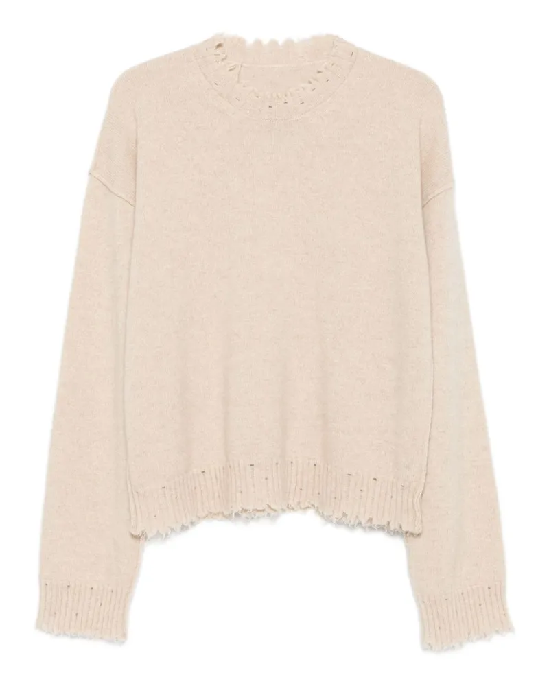 Uma Wang Cashmere Crewneck Jumper Beige