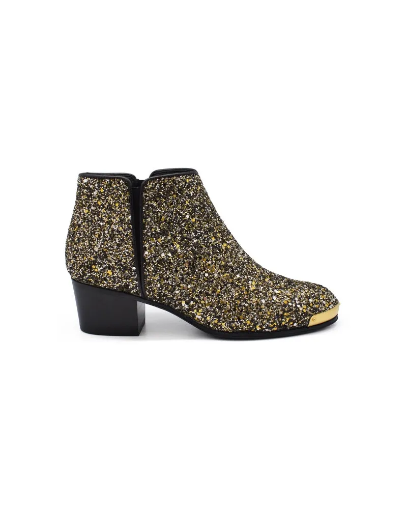 Giuseppe Zanotti Lederstiefel Gold